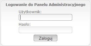 Okno logowania Okno logowania